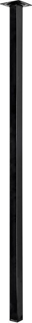 Hettich Tischbein aus Metall in Schwarz Matt, B/T/H: 2,5 x 2,5 x 80 cm - Bild 1