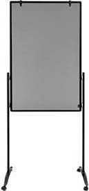 Legamaster Multiboard Premium Plus Pinnboard und Whiteboard grau B: 76 cm, H: 120 cm - Bild 1