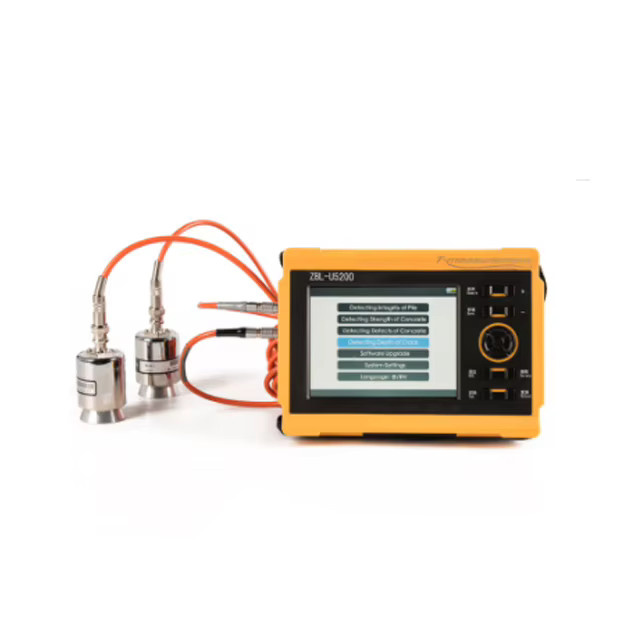 ZBL-U5200 Nichtmetallischer Ultraschalldetektor in Gelb, tragbares Sonar-Entfernungsmesswerkzeug mit externer Leistung für 220 V AC/DC - Bild 2