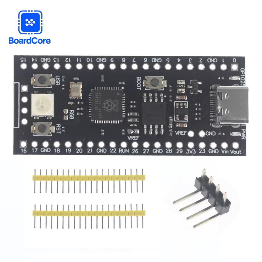 RP2040 Core Board TYPE-C für Raspberry Pi Pico mit 4 MB oder 16 MB Speicher in Schwarz - Bild 2