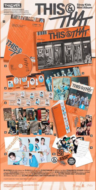 Stray Kids - 10. Mini-Album [THIS & THAT] That Ver. orange, CD - Bild 1