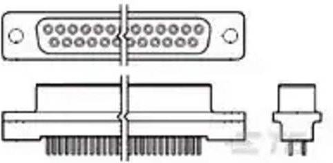 TE Connectivity 745077-3 D-SUB Steckverbinder - Bild 1