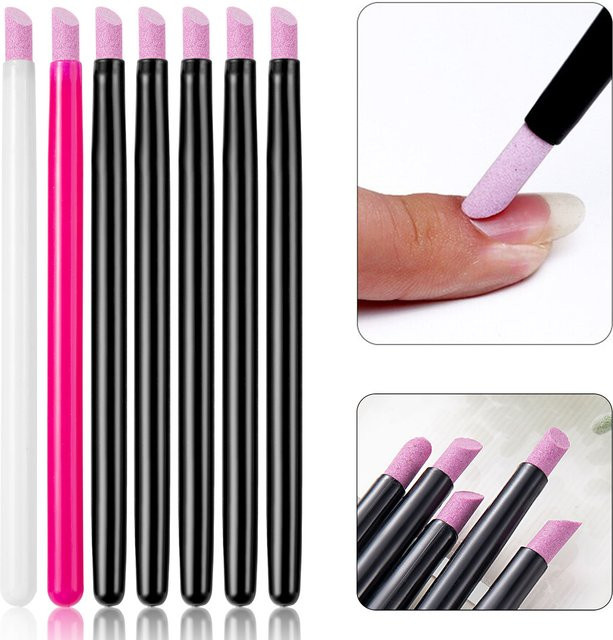 LUSLUKING Quarz Stift Nagelhäutchen Drücker, Weiß, Unisex - Bild 1