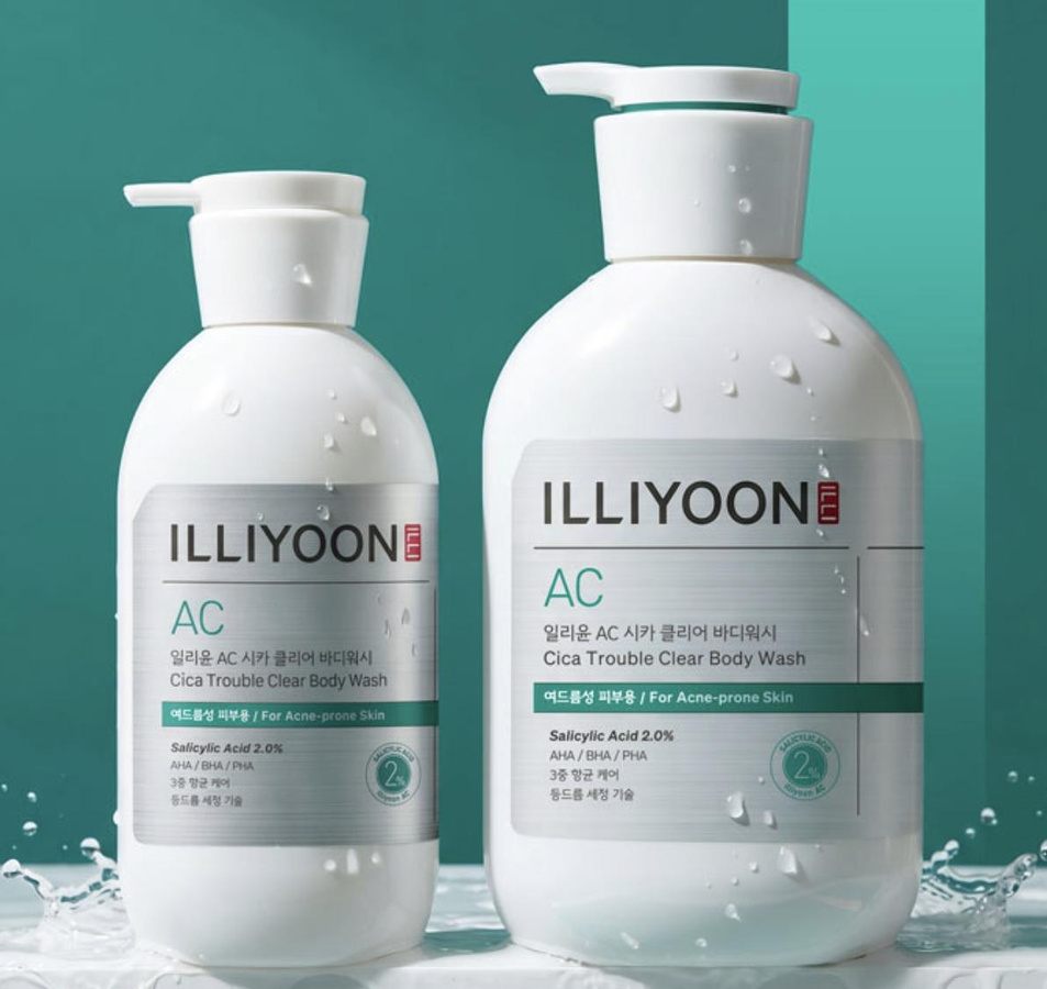 Illiyoon Cica Akne Körperwäsche, 625 ml, mit Centella Asiatica-Extrakt - Bild 3