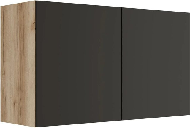 Optifit Küchen-Oberschrank Noah420 in Anthrazit Wildeiche, B/T/H: 100 x 57,6 x 34,6 cm - Bild 1