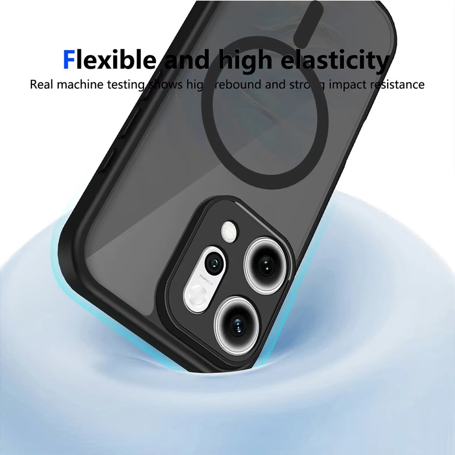 Transparente stoßfeste Schutzhülle mit magnetischer Beschichtung und Airbag-Schutz für OPPO Reno 14 13 12 F Pro Serie - Bild 5