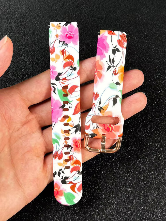 Armband Silikon, Bunt, Damen, 20mm/22mm - Bild 2