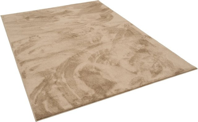 Pergamon Luxus Melia Hochflor Langflor Teppich Taupe Beige B: 120 cm, T: 170 cm - Bild 1