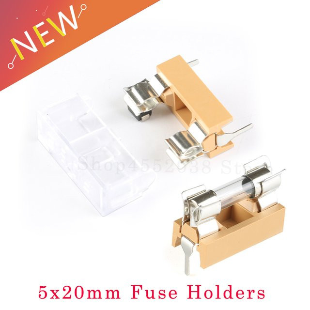 10er Set Sicherungshalter für 5x20mm Sicherungen, Sicherungsrohr Buchse von Your Cee - Bild 1