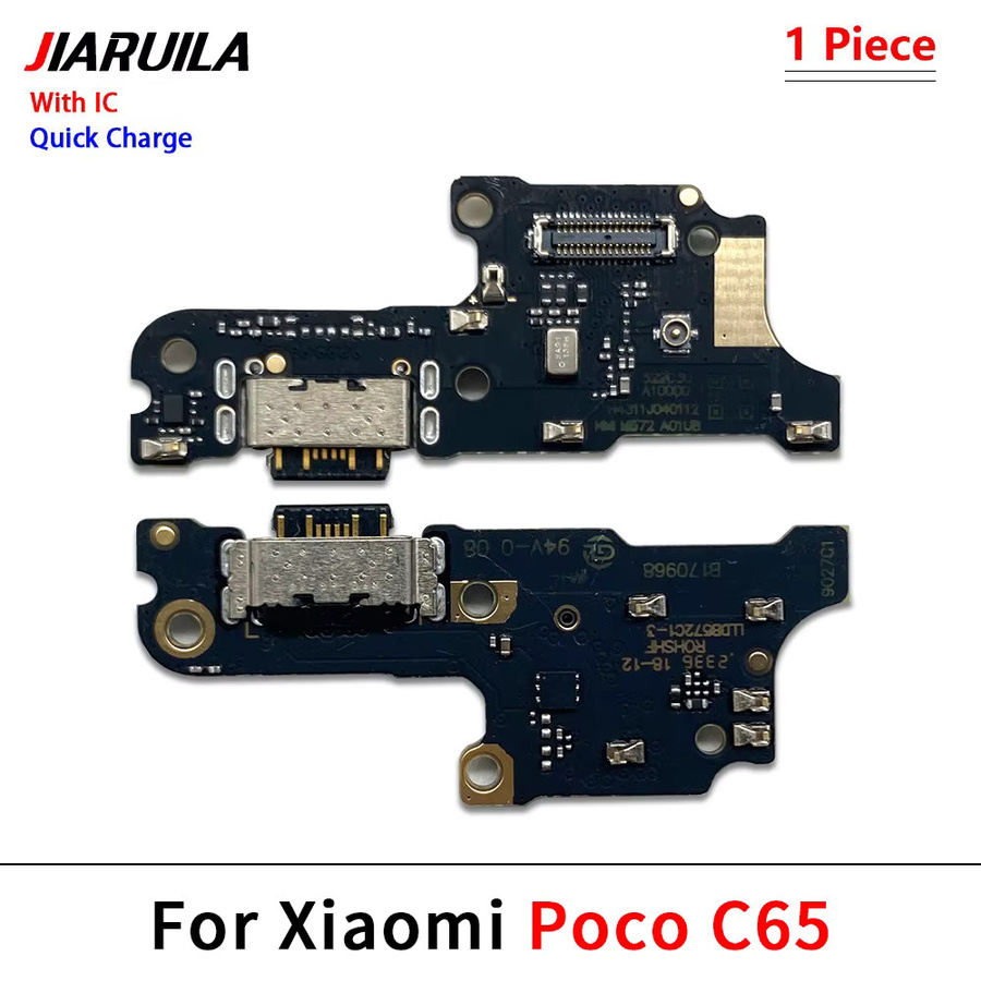 50 Stück USB Micro Ladeport Dock Connector für Xiaomi POCO C61 C65 M6 4G M6 Pro X6 F6 in Schwarz - Bild 2