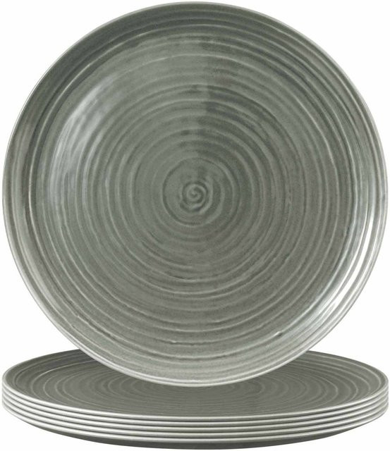 Seltmann Weiden Pizzateller Terra Perlgrau 6er Set Durchmesser: 31,5 cm - Bild 1