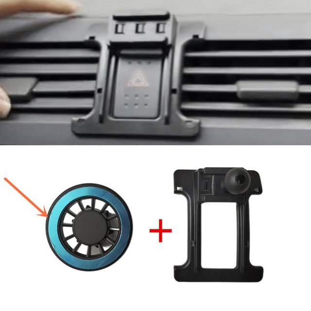 Magnetische Smartphone-Halterung aus ABS-Kunststoff für Suzuki Swift (2005-2016) in Schwarz - Bild 1