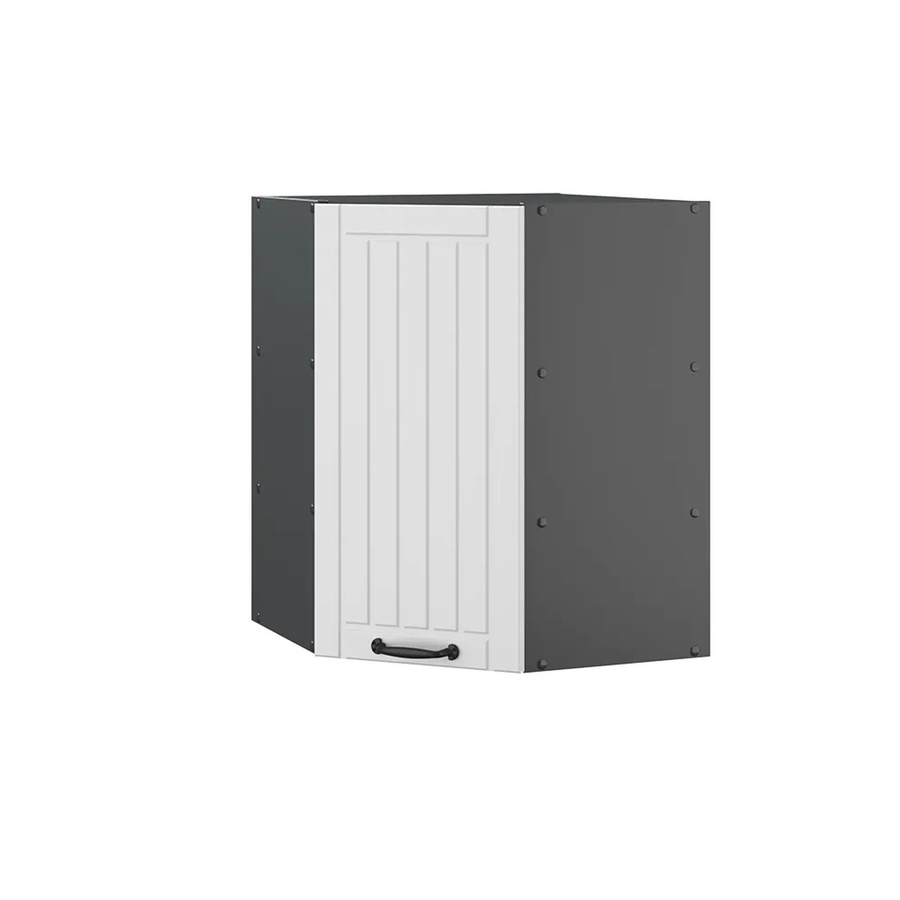 Vicco Eckhängeschrank Fame-Line Küchenschrank im Landhausstil Weiß Anthrazit Breite: 57 cm - Bild 3