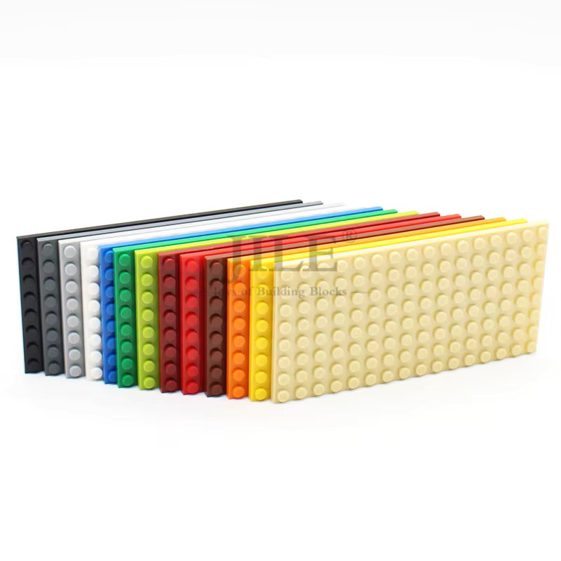 jile DIY Basis Dünne Platte 8x16 92438 Punkte MOC Bausteine Ziegel, 5-teiliges Set, Bunt / Mehrfarbig, Kunststoff - Bild 2