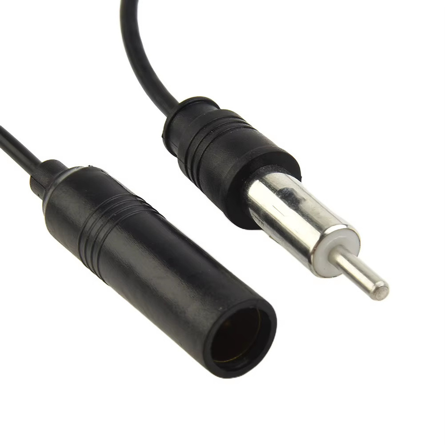 Tupfen FM/AM Auto Stereo Antennen-Splitter und Signalverstärker mit Adapterkabel in Schwarz - Bild 3