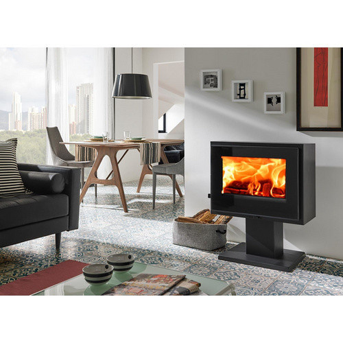 PANADERO Kaminofen Verne aus Stahl in Schwarzmetallic mit 6,7 kW Leistung - Bild 2