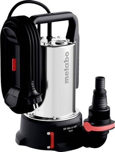 Metabo Kombi-Tauchpumpe KP 200-35 ASF Inox in Silber aus Edelstahl mit 620 W Nennaufnahme und 35 mm Feststoffgröße - Bild 1