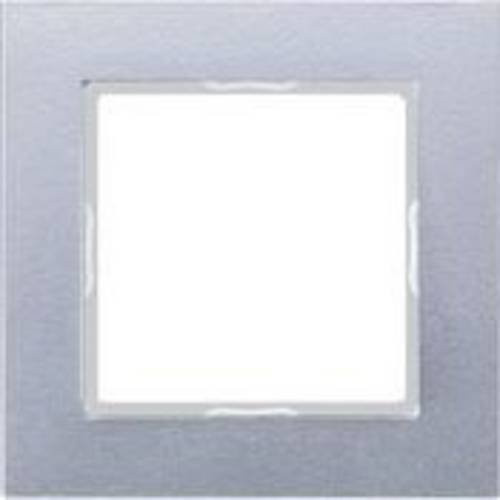 Jung 1fach Rahmen Aluminium AC 581 AL in Silber - Bild 1