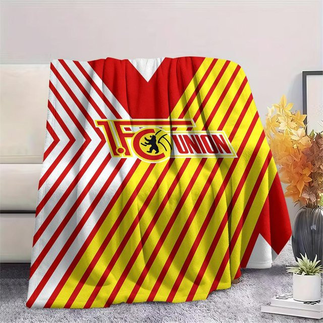 1. FC Union Berlin Flanelldecke rot B/B: 130 x 150 cm - Bild 1