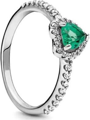Ring 925 Silber, Herzförmig, Zirkonia, Bunt, Damen - Bild 1
