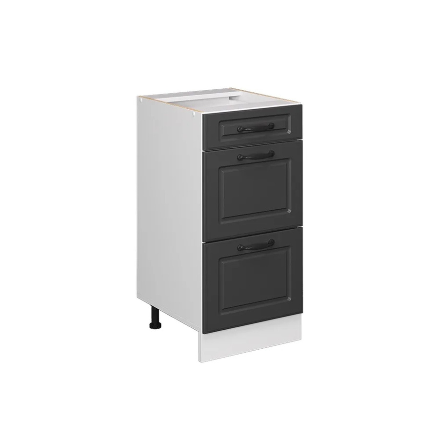 Vicco Küchenunterschrank R-Line Landhaus in Anthrazit und Weiß mit Schubladen, Breite: 40 cm - Bild 2
