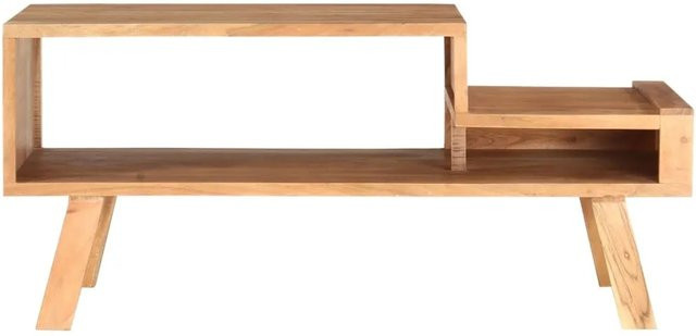 vidaXL Couchtisch aus Akazien-Massivholz in Braun, B/T/H: 100 x 50 x 45 cm - Bild 1