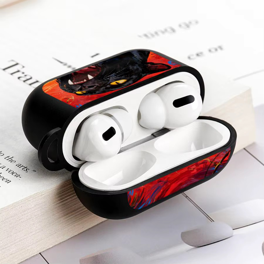 Schutzhülle Fierce Cat für Apple AirPods Pro in Multicolour - Bild 6