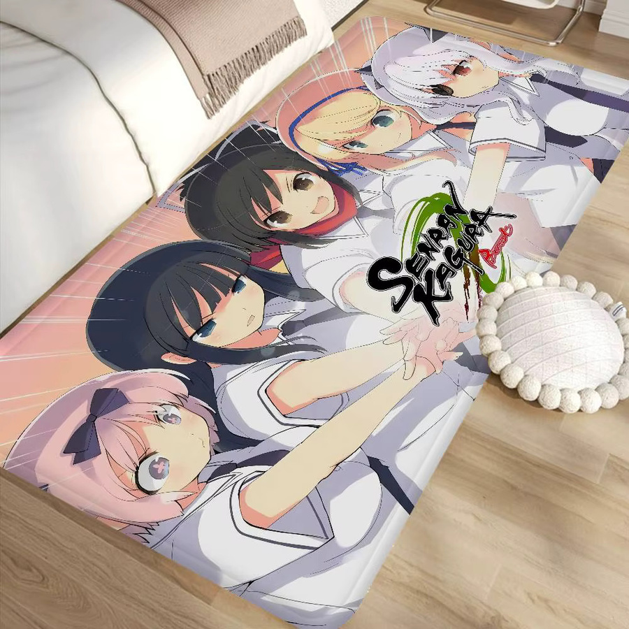 Senran Kagura P-PeachS B-BallS Bodenteppich im nordischen Stil für dein Zuhause, vielseitige Matte für Badezimmer, Schlafzimmer oder Hotel-Dekor - Bild 2
