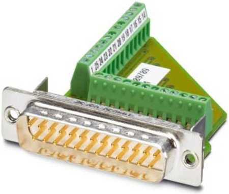 Phoenix Contact D-SUB Stiftleiste VS-25-ST-DSUB/25-MPT-0,5 1689789, 25 Pol, 180°, Multicolor, 10 Stück - Bild 1