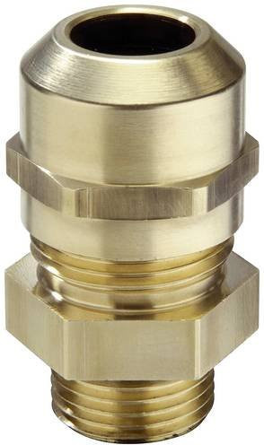 Wiska Kabelverschraubung M30 aus Messing mit Zugentlastung und Dichtung in Natur/Gold - Bild 1