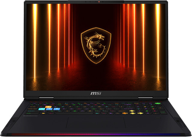 MSI Raider 18 HX AI A2XWJG-074 Gaming Laptop in Schwarz mit Intel Core Ultra 9 275HX, 18 Zoll UHD+ Display, 64 GB RAM, 4 TB SSD und RTX 5090 - Bild 1
