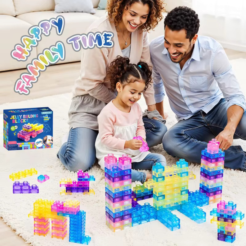 RUIYOROT Quetschspielzeug, Jelly-Bausteine, 40-teiliges Set, ab 3 Jahren - Bild 4