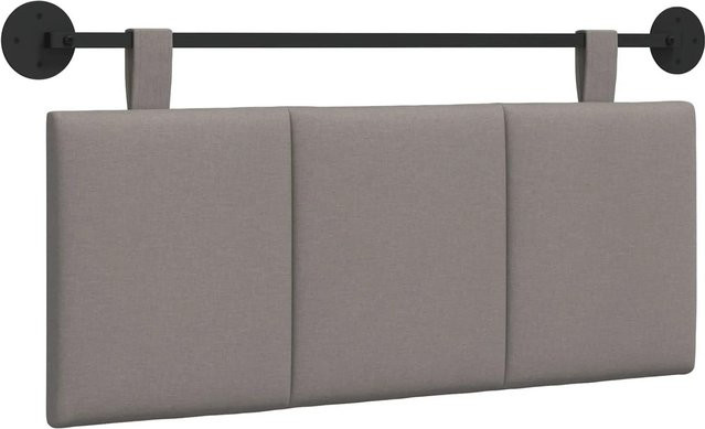 vidaXL Wandmontiertes Polsterpaneel in Taupe mit Stoffbezug, B/H/T: 110 x 55 x 5 cm - Bild 1