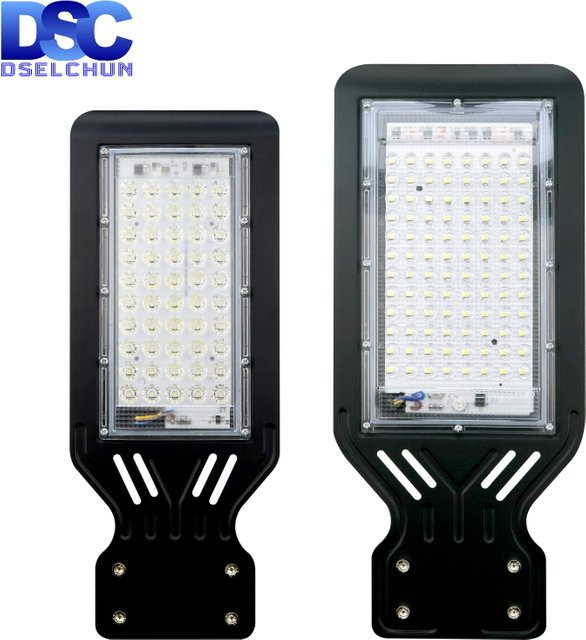 DSELCHUN LED Außenflutlicht Strahler IP65 wasserdichte Wandleuchte Schwarz 220 V für Garten, Straße und Weg - Bild 1