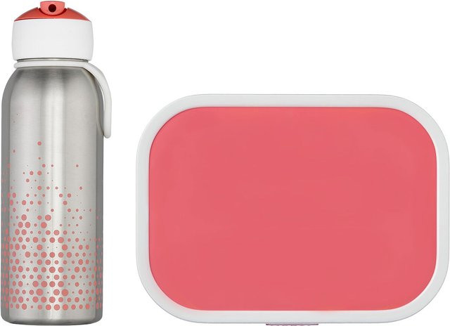 Mepal Campus 2er Set aus Brotdose und Thermoflasche in Pink mit Edelstahl und 0,19 l Volumen - Bild 1