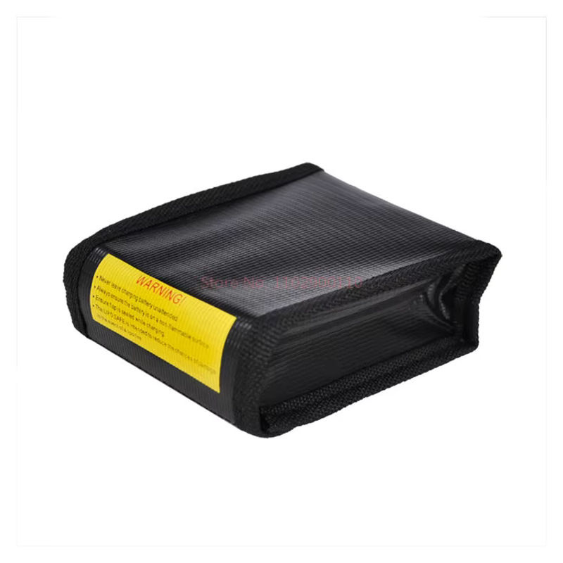9imod Lipo-Batterie-Sicherheitstasche in Schwarz, explosionsgeschützt und feuerbeständig für Dji Mavic Pro, B/T/H: 115 x 95 x 64 mm - Bild 5