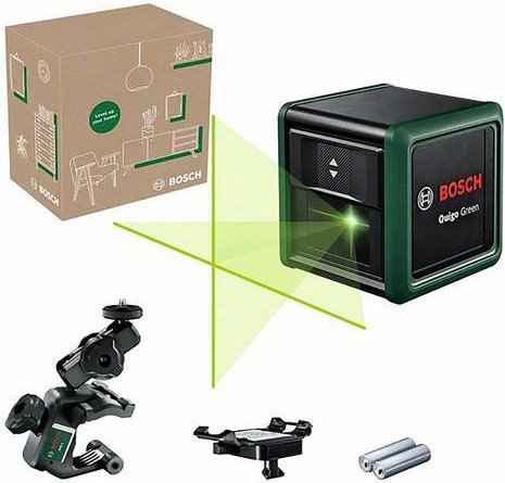 Bosch Quigo Green Kreuzlinienlaser mit Klemme und 12m Reichweite in Grün - Bild 2