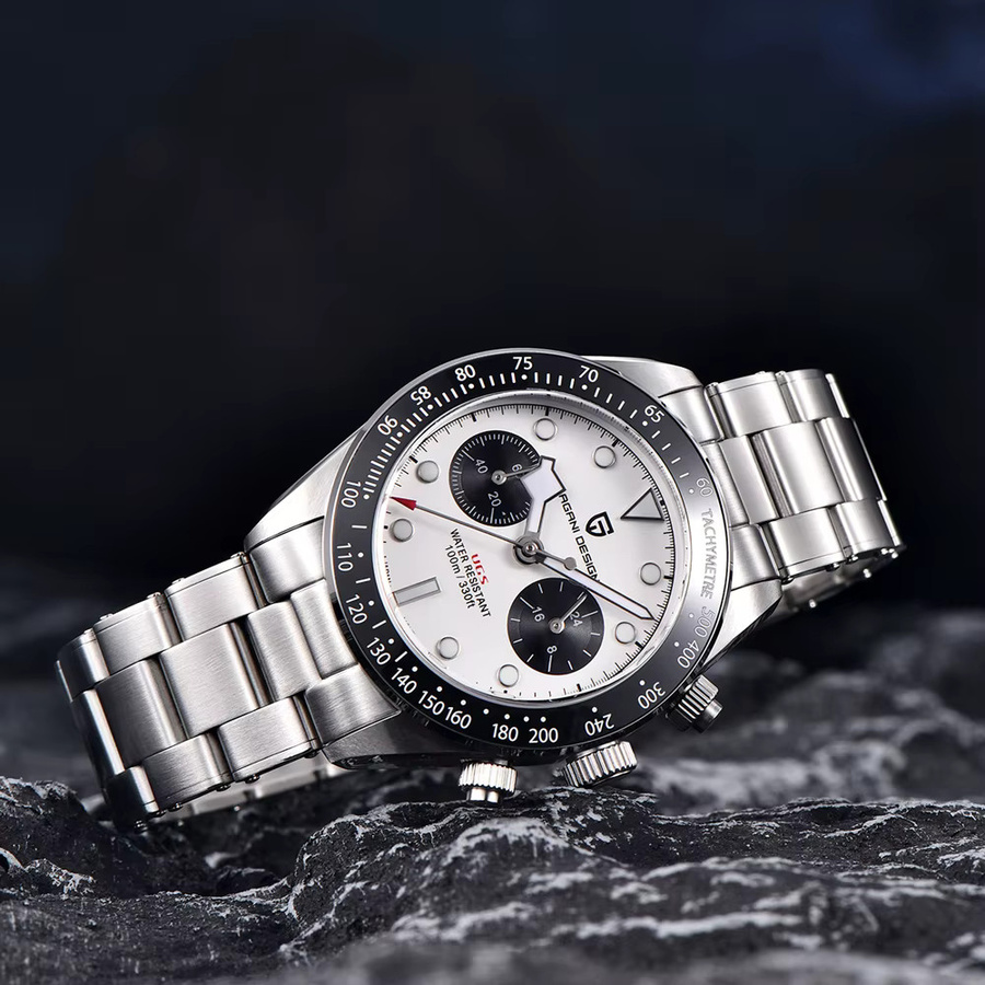 PAGANI DESIGN Chronograph, Quarz, Edelstahl, Saphirglas, Herren - Bild 2