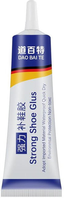 JR-Studio Schuhkleber Navy Blau – Transparenter und flexibler Kunststoffmaterialkleber zur schnellen Schuhreparatur - Bild 1
