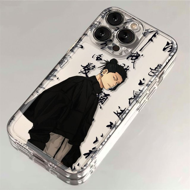 Geto Suguru Anime Handyhülle aus Soft TPU für Samsung Galaxy S24 S23 S22 S21 S20 S10 Note20 Note10 Plus Ultra Lite 5G, Mehrfarbig - Bild 1