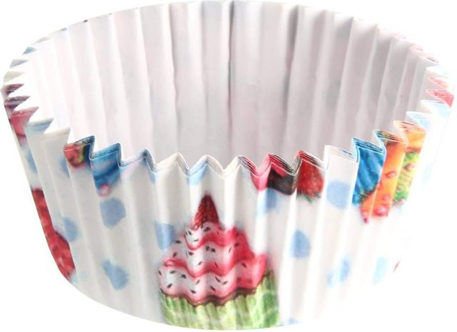 Zenker Muffinförmchen Cupcake aus Papier, 50 Stück, Multicolor, rund - Bild 1