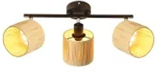 NETTLIFE Deckenleuchte aus Metall in Schwarz, Retro-Design, E14, Durchmesser: 45 cm - Bild 1