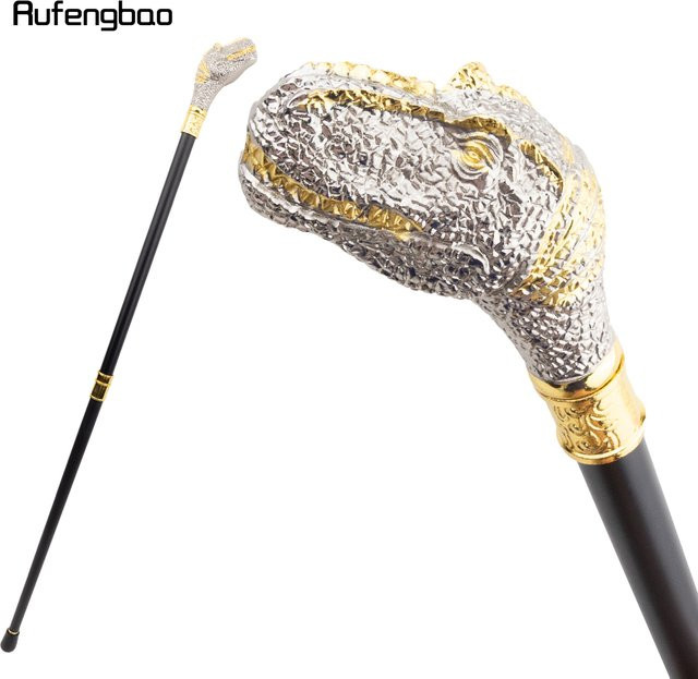 Rufengbao Dinosaurier-Gentleman-Dekorationsstock, gold, white - Bild 1