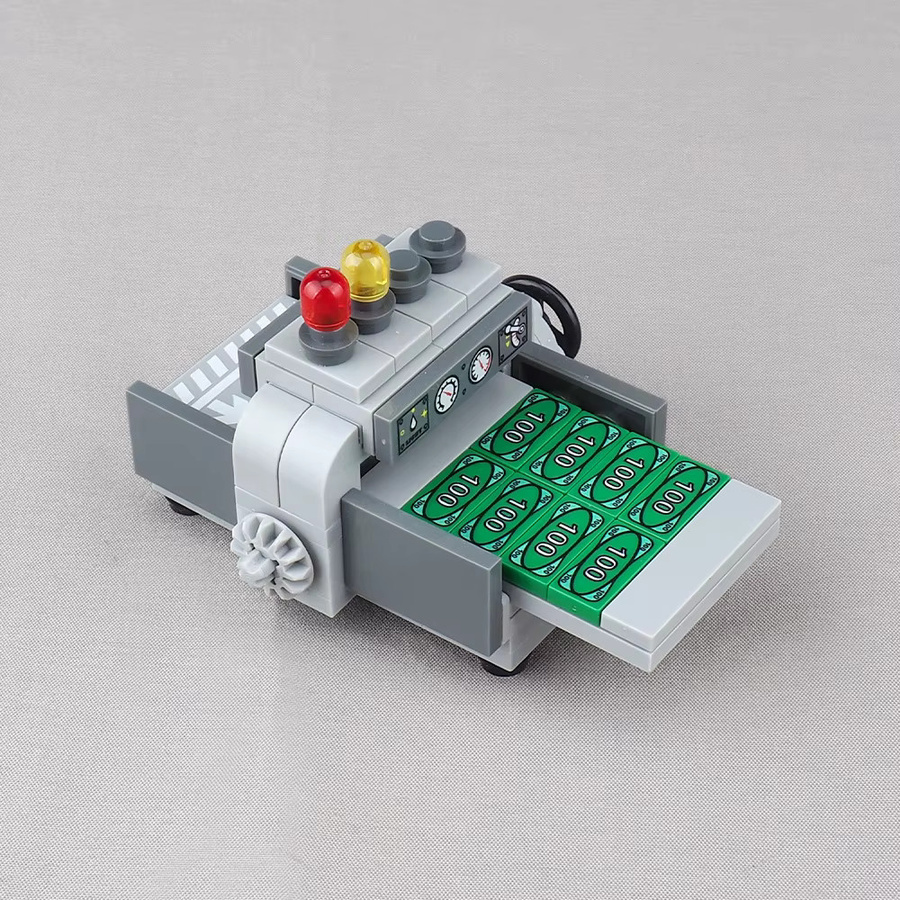 BRICKPANDA Geldautomat Banktresor Kassensystem Bausteine Set - Bild 2