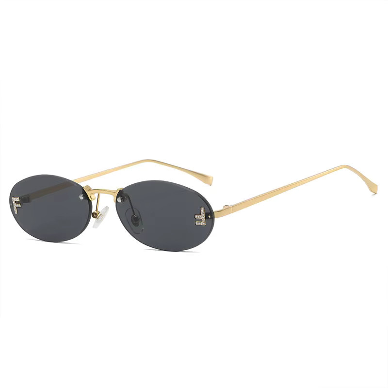 Zirosat 8115 Sonnenbrille, randlos, oval, Metall, Unisex - Bild 2