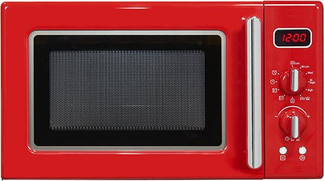 Exquisit Kombi-Mikrowelle RMW720-3GDIG in Rot - Bild 1