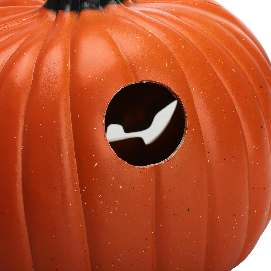 ammoon Halloween Kürbis Lichterkette mit lustigen Gesichtern in Orange - Bild 3