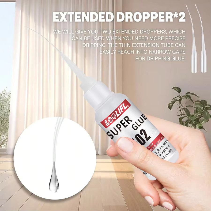 LOOLIFL 502 Superkleber, transparent, 20 g - Bild 3