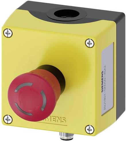 Siemens Gehäuse für Befehlsgeräte aus Kunststoff in Gelb, Rot und Weiß, 1 Stück - Bild 1