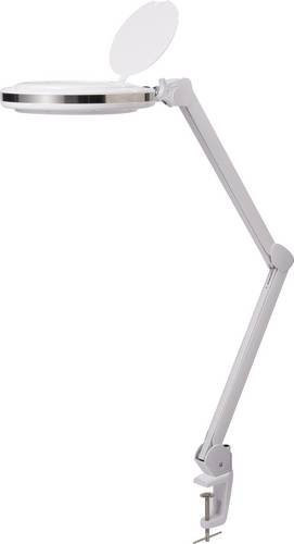 TOOLCRAFT Dimmbare LED-Lupenleuchte mit Klemme, Weiß, 730lm, 3-fache Vergrößerung, Durchmesser: 12,7 cm - Bild 1